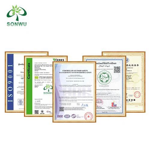 Chlorpheniramine Maleate Powder certificate